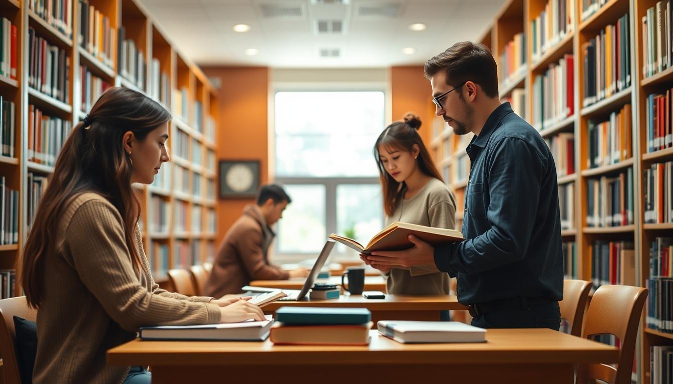 Modern university campus for students